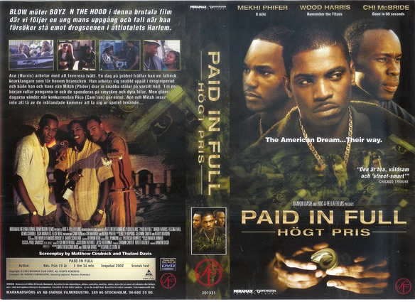 PAID IN FULL (VHS)